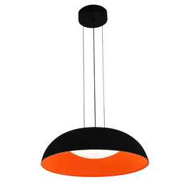 Светильник подвесной светодиодный 24 Вт 4320 Лм Чёрный/Оранж Signimpress