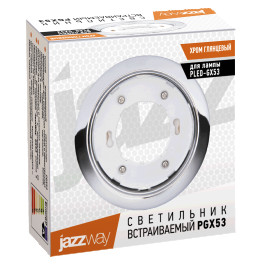 Светильник встраиваемый PGX53 10639.6 хром глянцевый 106*39мм Jazzway 