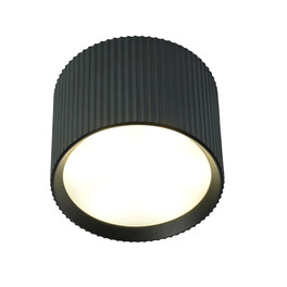 Светильник потолочный Barrel HL458 ARIA 12W, 230V, GX53, чёрный Feron