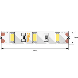 Лента светодиодная стандарт SMD5630 60LED/м 12Вт/м 12В IP20 Цвет: Теплый (1метр) SWG