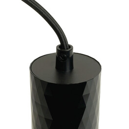 Светильник потолочный на подвесе MR16 35W, 230V, GU10, чёрный D55*H200 ML1888 Feron