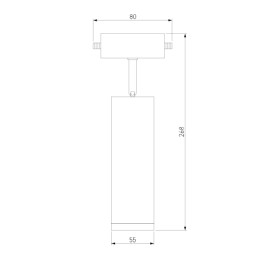 Светильник трековый Oskar Белый 10W 4200K (LTB28) Elektrostandard
