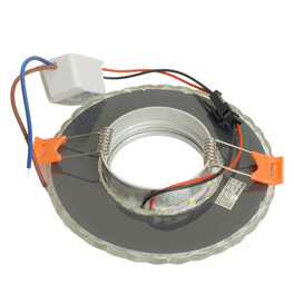 Светильник встраиваемый с белой LED подсветкой CD938 потолочный MR16 G5.3 прозрачный Feron