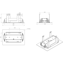 Светильник светодиодный ДВУ 07-78-850-Д110 (78 Вт, 9553 Лм, 7,3 кг) Ферекс