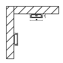 Профиль накладной алюминиевый SF-2006 (2м) (комплект) SWG