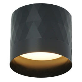 Светильник потолочный HL388 Barrel PRISM GX53 12W 230V, чёрный Feron