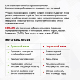 Блок питания ПРО регулятор яркости 300Вт 24В IP20 SignImpress