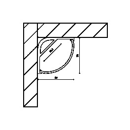 Профиль угловой накладной алюминиевый BEST SF-3030 (2м) (комплект) SWG