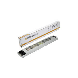 Блок питания ультратонкий в мет.ком корпусе, IP20, 200W, 12V SWG