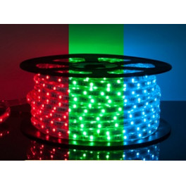 Лента светодиодная 220 SMD5050 60LED/м кат 50м 14,4Вт/м IP68 Цвет:RGB (1метр) SWG