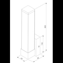 Накладной настенный LED светильник Jimy LED белый MRL LED 1110