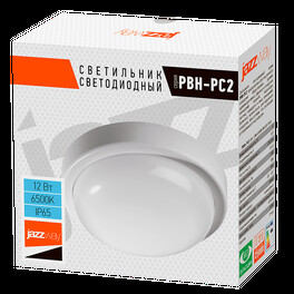 Светильник светодиодный PBH - PC2-RA 12W 6500K WHITE IP65 Jazzway
