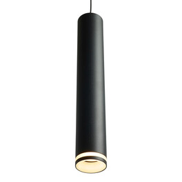 Светильник потолочный на подвесе MR11 35W, 230V, черный, D40*H250 ML1008 Feron