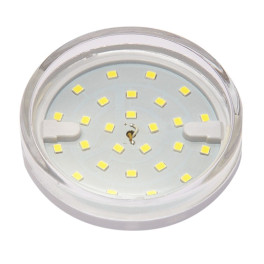 Лампа светодиодная PLED-ECO-GX53  6w  3000K CLEAR  Jazzway 