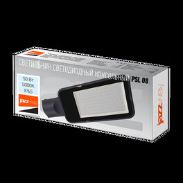Светильник светодиодный консольный PSL 08 50w 5000K GR 120° IP65 Jazzway