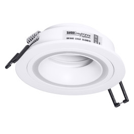 Светильник встраиваемый GU5.3 (MR16) с акрилом круг 010403 Белый SignImpress