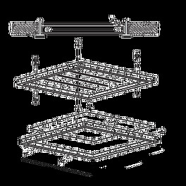 Светодиодная панель PPL 588/G Prisma 36w 4000K IP40 Jazzway