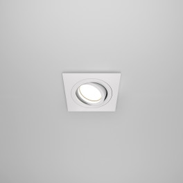 Светильник встраиваемый поворотный Atom DL024-2-01W квадратный белый  Maytoni