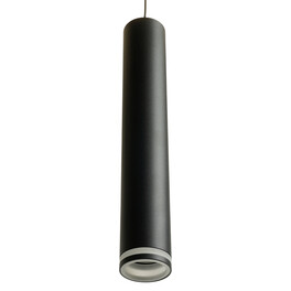 Светильник потолочный на подвесе MR11 35W, 230V, черный, D40*H250 ML1008 Feron