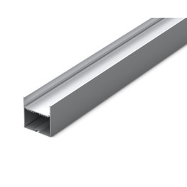 Профиль подвесной/накладной алюминиевый LS.7477 (2.5м) SWG