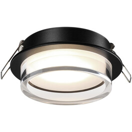 Светильник встраиваемый IP20 GX53 12Вт 220-240V GEM WIR NT25 570 черный круг Novotech