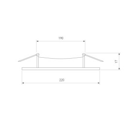 Светильник встраиваемый квадратный белый DLS003 18W 4200K Elektrostandard