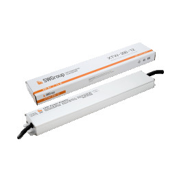 Блок питания ультратонкий в мет.ом корпусе IP67 200W 12V SWG