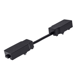 Коннектор питания 8см для соединения шинопровода однофазного магнитного Ultra Чёрный SignImpress