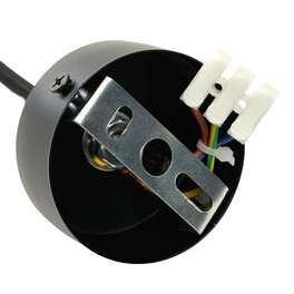 Светильник потолочный на подвесе MR16 35W, 230V, GU10, чёрный, золото D55*H200 ML1888 Feron