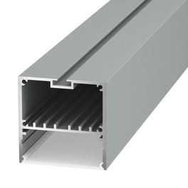 Профиль накладной алюминиевый PS50, 2,5м,  4 заглушки SWG