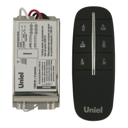 Пульт управления светом 2 канала черный Uniel (распродажа)