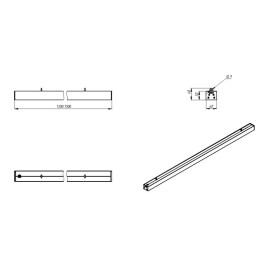 Светильник светодиодный FLТ 07-43-850-C110 (43 Вт, 6209 Лм, 1,2 m, 2,5 кг) Ферекс (распродажа)