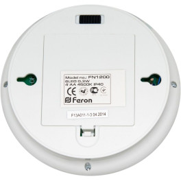 Светильник с датчиком движения и освещенности 6LED 0,3W 3м 120º, IP40, белый, FN1200 Feron  