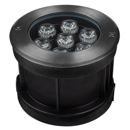 Светильник светодиодный встраиваемый PGR R130 7w 4000K 30° Сhrome IP67 Jazzway 