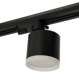 Светильник AL173 трековый однофазный на шинопровод под лампу GX53, черный Feron 
