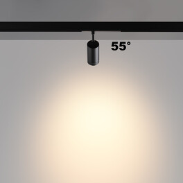 359961 PORT NT25 224 черный Трековый светильник с переключ. цв. темпер. IP20 LED 3000К4000К6000К 15W 90-240V VECTOR Novotech