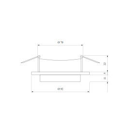 Светильник встраиваемый 113 MR16 белый/белый Elektrostandard