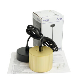 Светильник потолочный Barrel HL4588 ARIA levitation 12W, 230V, GX53, золото + черный Feron