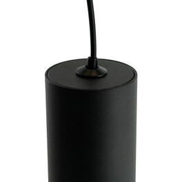 Светильник потолочный ML1028 Barrel levitation на подвесе MR11 35W 230V, черный 40*250 Feron