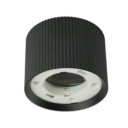 Светильник потолочный Barrel HL458 ARIA 12W, 230V, GX53, чёрный Feron