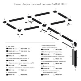Гибкий коннектор SMART ONE TR2103-BK Denkirs