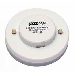 Лампа светодиодная PLED-GX53 8w 3000K 640Lm 230/50 Power Jazzway (распродажа)