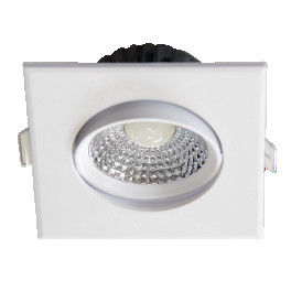 Светильник встраиваемый поворотный квадрат PSP-S 8845 5W 4000K 60° White IP40 (распродажа) Jazzway