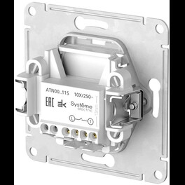1-клавишный ВЫКЛЮЧАТЕЛЬ, сх.1, 10АХ, мех., быстрозажимные клеммы., КАРБОН