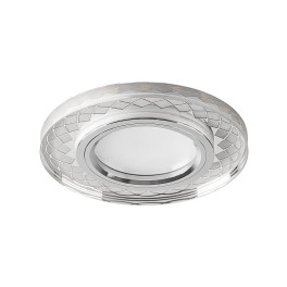 Светильник встраиваемый с подсветкой CD959 15LED 4000K MR16  прозрачный Feron