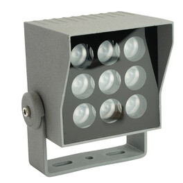 Светодиодный прожектор 90*90*150mm, IP66 9W AC220-240V, 6400К, LL-896, квадрат Feron