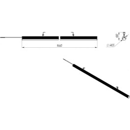 Светильник светодиодный ДСБ 01-40-850 (40 Вт, 5796 Лм, 1460 m, 1 кг) Ферекс