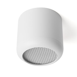 Светильник потолочный HL365 Barrel ECHO 12W, 230V, GX53, белый Feron