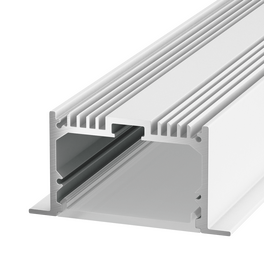 Профиль встраиваемый алюминиевый LE.6332, белый (2.5м) SWG