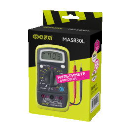 Мультиметр ФАZА цифровой MAS830L